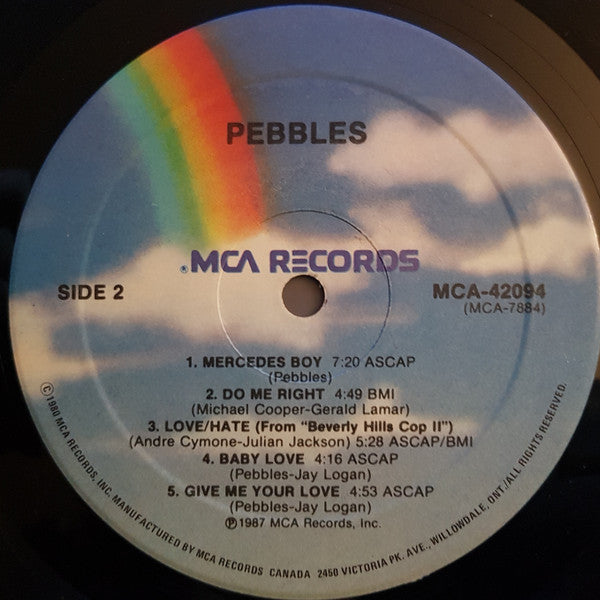 Pebbles : Pebbles (LP, Album)