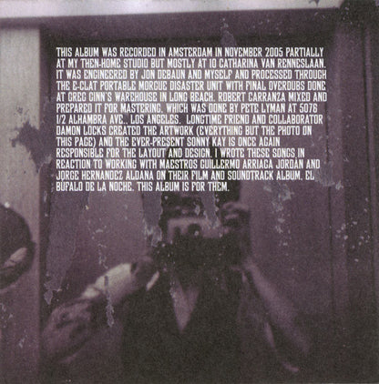 Omar Rodriguez-Lopez : Se Dice Bisonte, No Bùfalo (CD, Album)