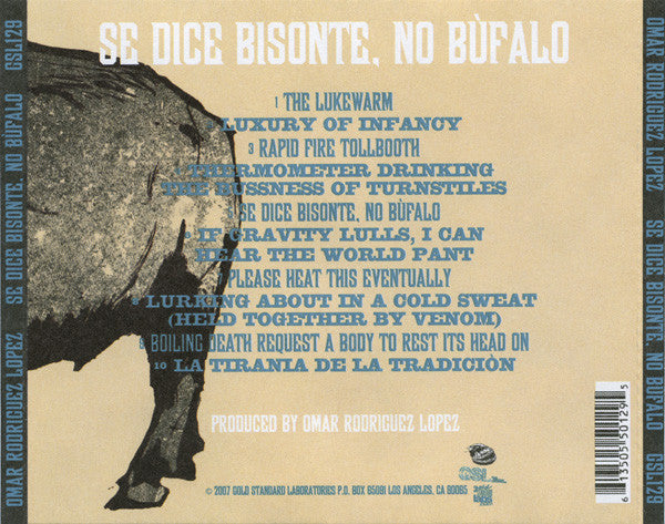 Omar Rodriguez-Lopez : Se Dice Bisonte, No Bùfalo (CD, Album)