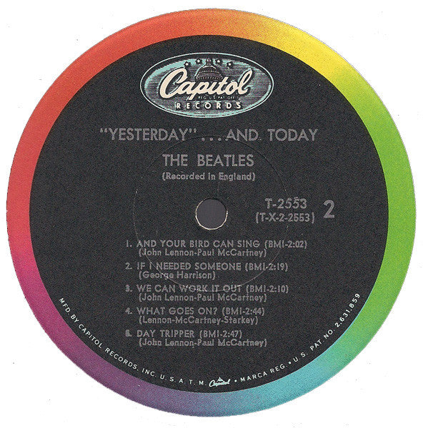 The Beatles : Yesterday And Today (LP, Album, Comp, Mono, Scr)