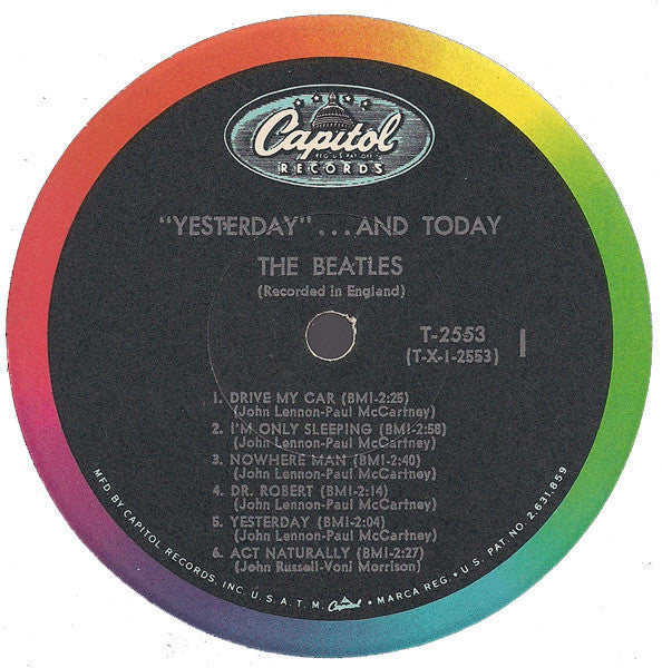 The Beatles : Yesterday And Today (LP, Album, Comp, Mono, Scr)